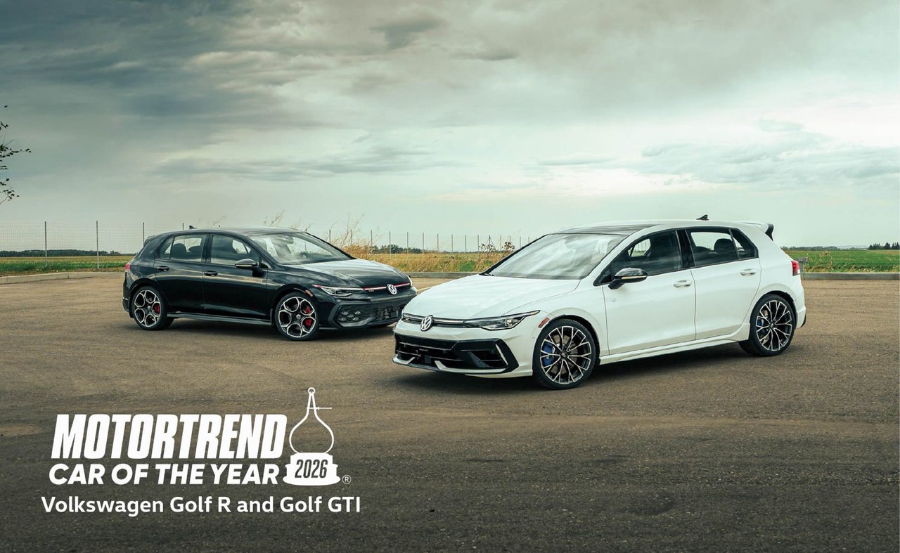 Volkswagen Golf GTI and Golf R: The Winning Pair, Crowned “2026 Car of the Year” by MotorTrend