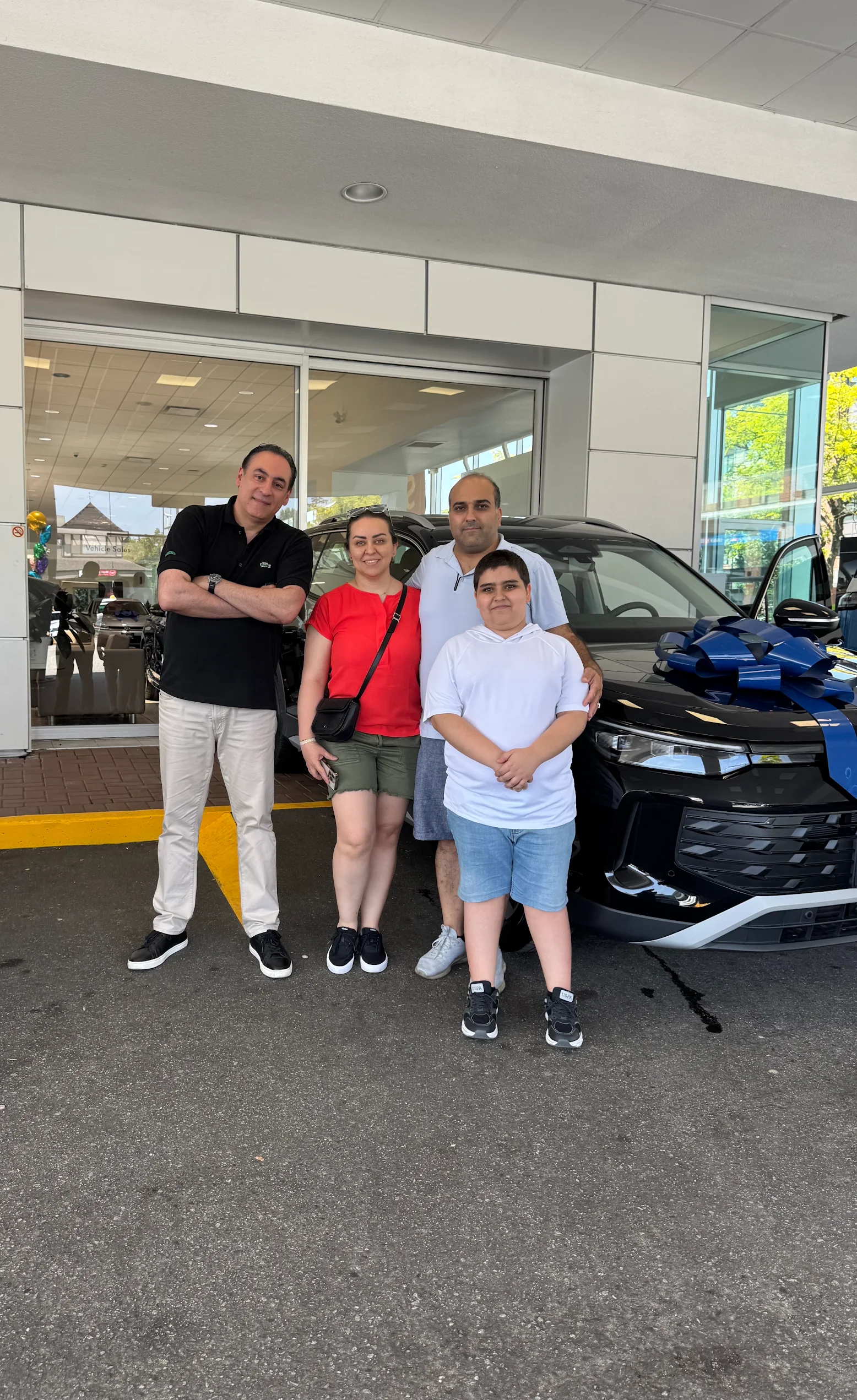 This was our first car-buying experience in Canada