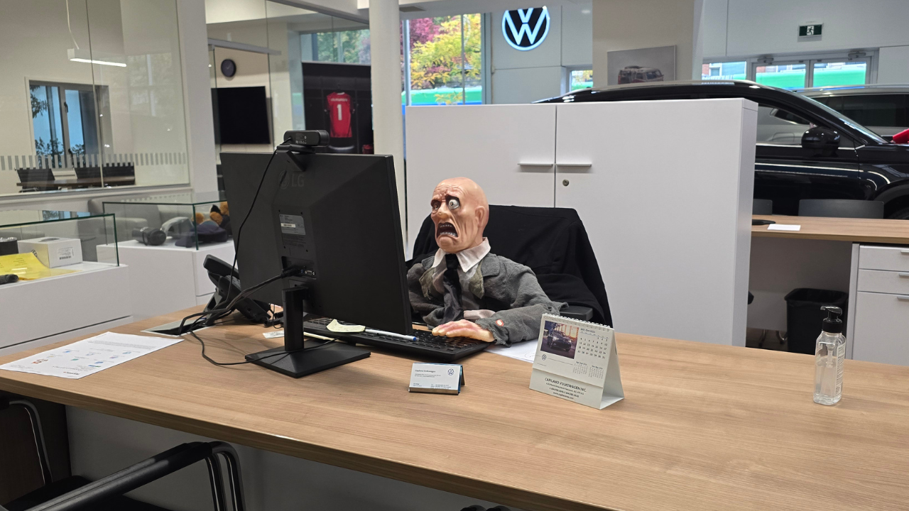 Meet Our Newest Temporary Employee This Halloween