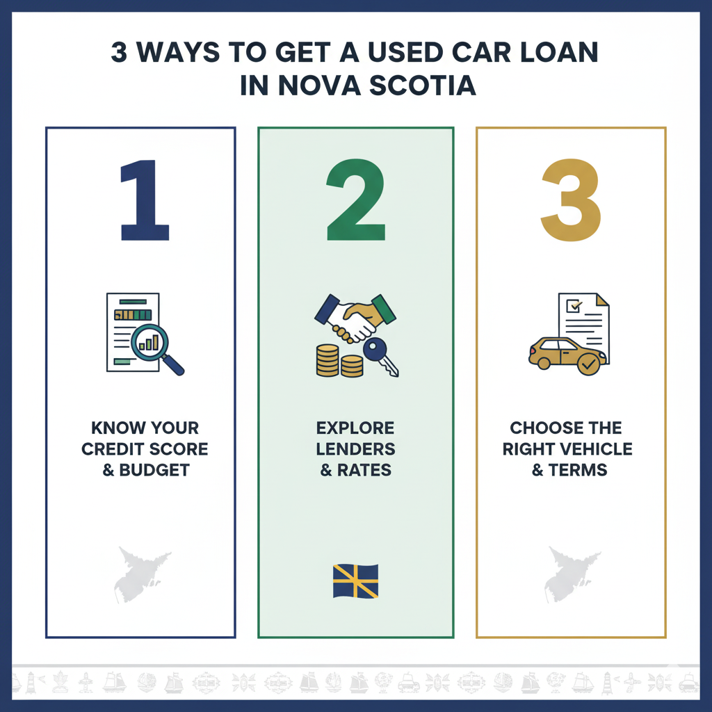 3 Ways to Ensure You Get a Used Car Loan in Nova Scotia