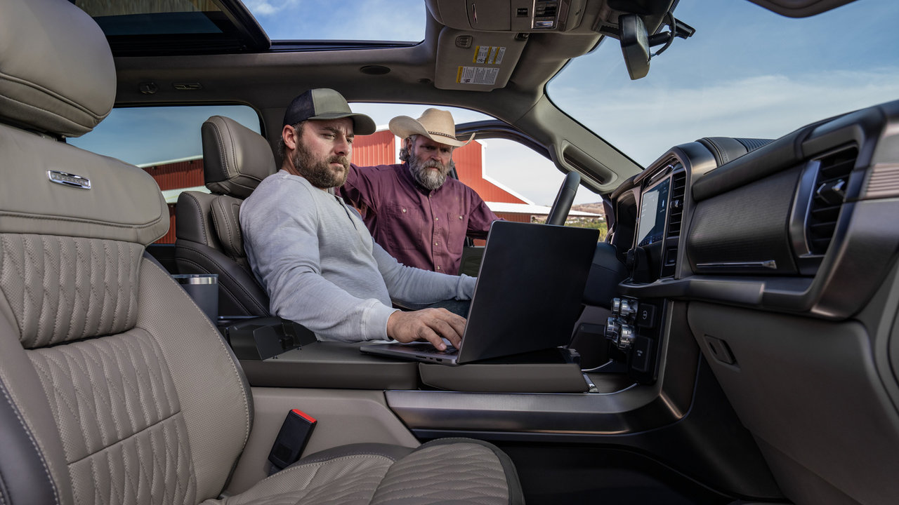 Does the 2026 Ford F-150’s Interior Work Surface Turn the Cab Into a Mobile Office?