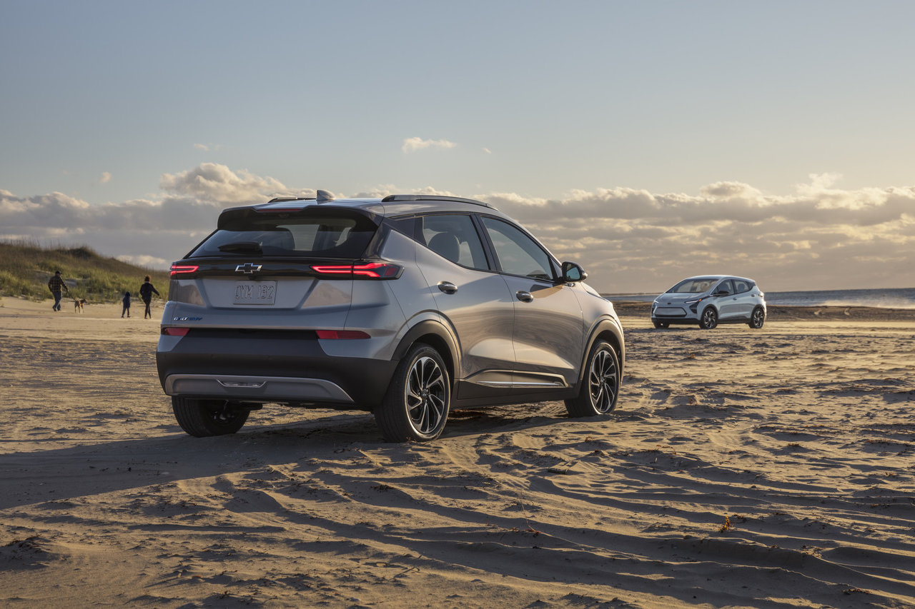 Chevrolet Bolt EV 2022 et Bolt EUV 2022 : comment les distingue-t-on ?
