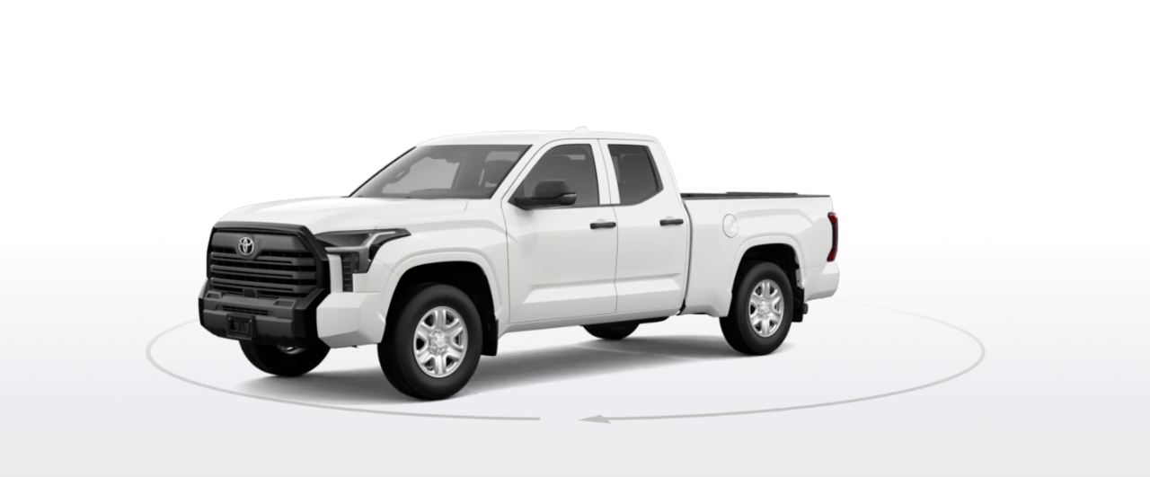 Ce que peut transporter le Toyota Tundra Double Cab SR 4X2 2026