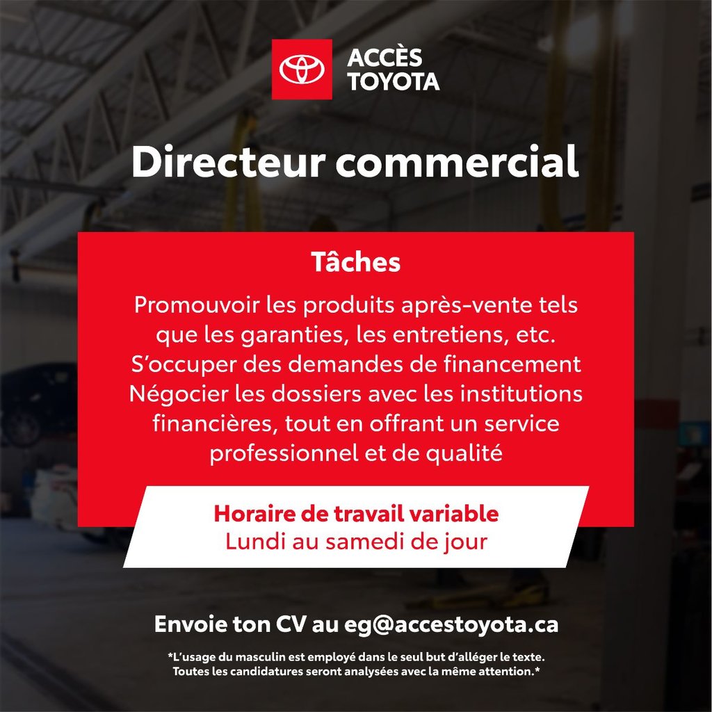 DIRECTEUR COMMERCIAL