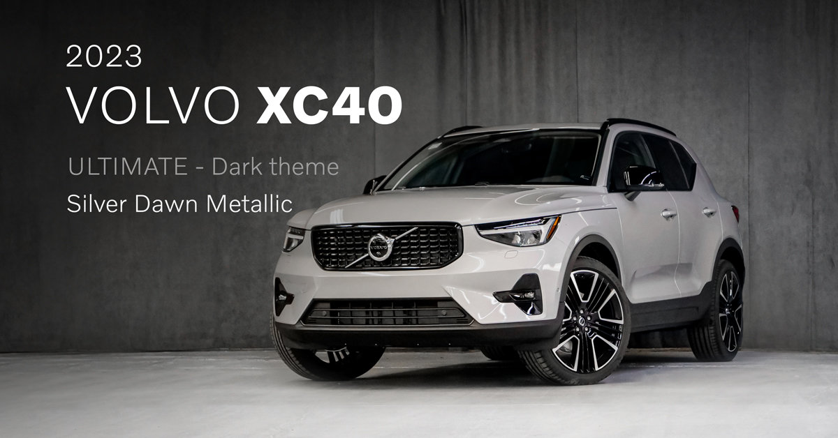 2023 Volvo XC40 ULTIMATE DARK THEME SILVER DAWN METALLIC - Pictures