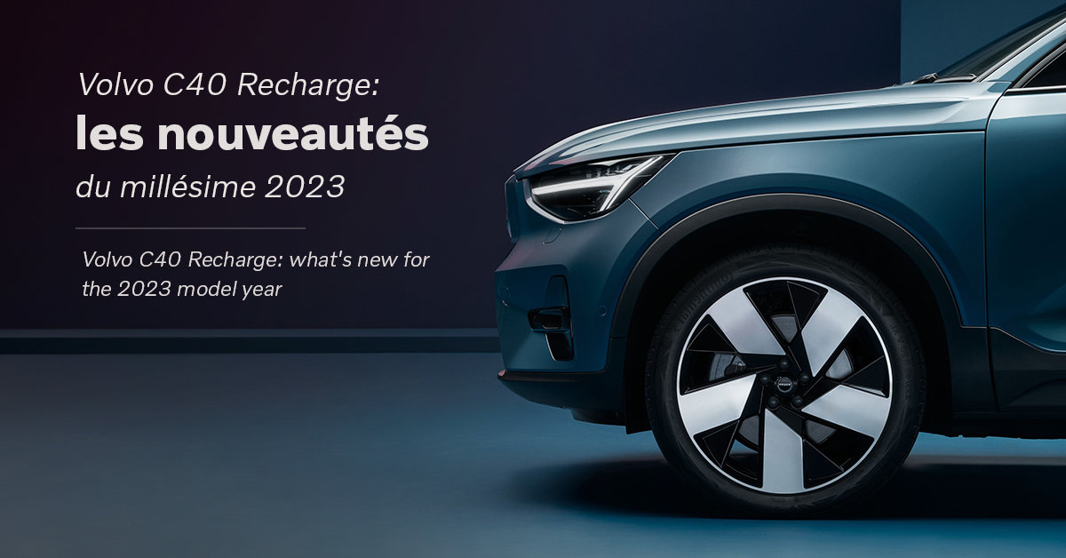 Volvo C40 Recharge: what's new for the 2023 model year