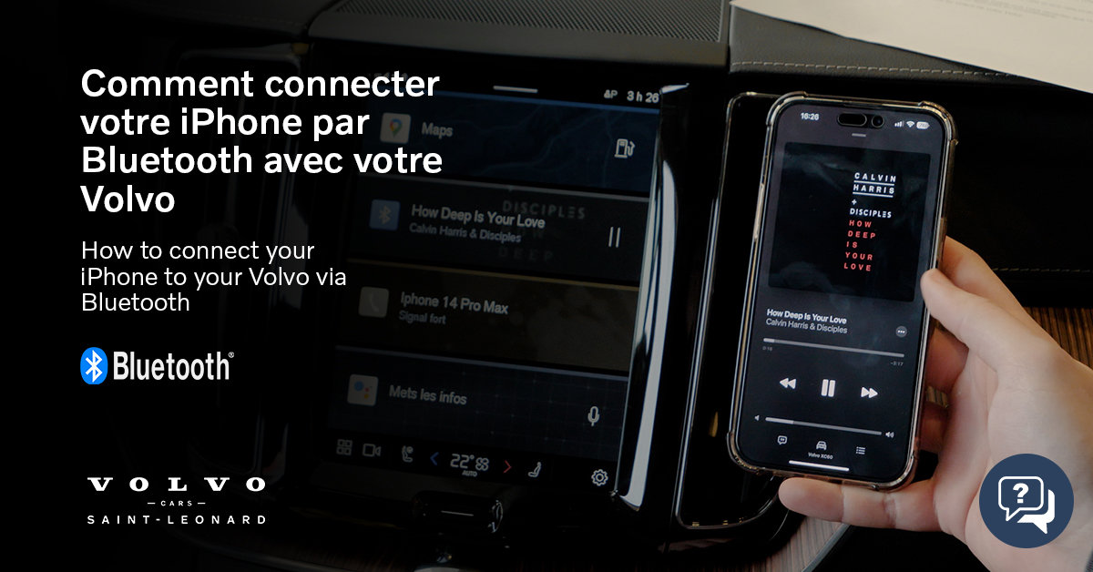 How to connect your iPhone to your Volvo via Bluetooth