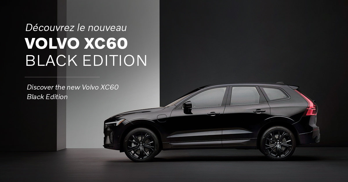Discover the new Volvo XC60 Black Edition
