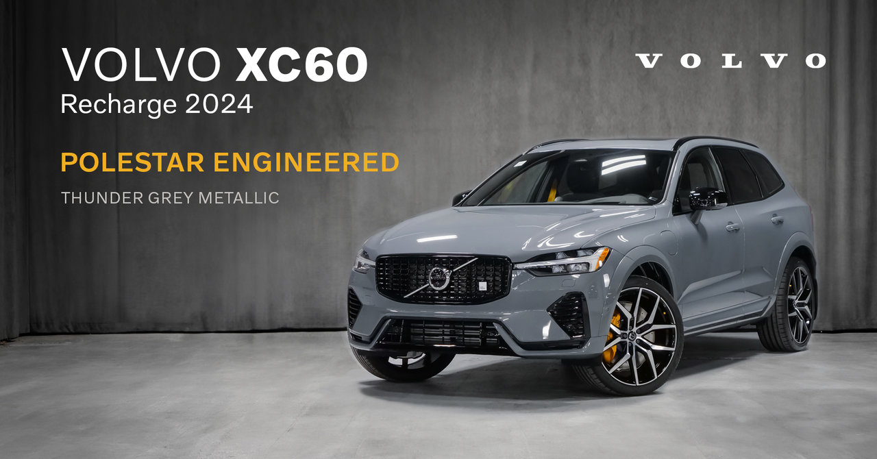 2024 Volvo XC60 Recharge - Polestar Engineered - Thunder Grey Metallic - Pictures