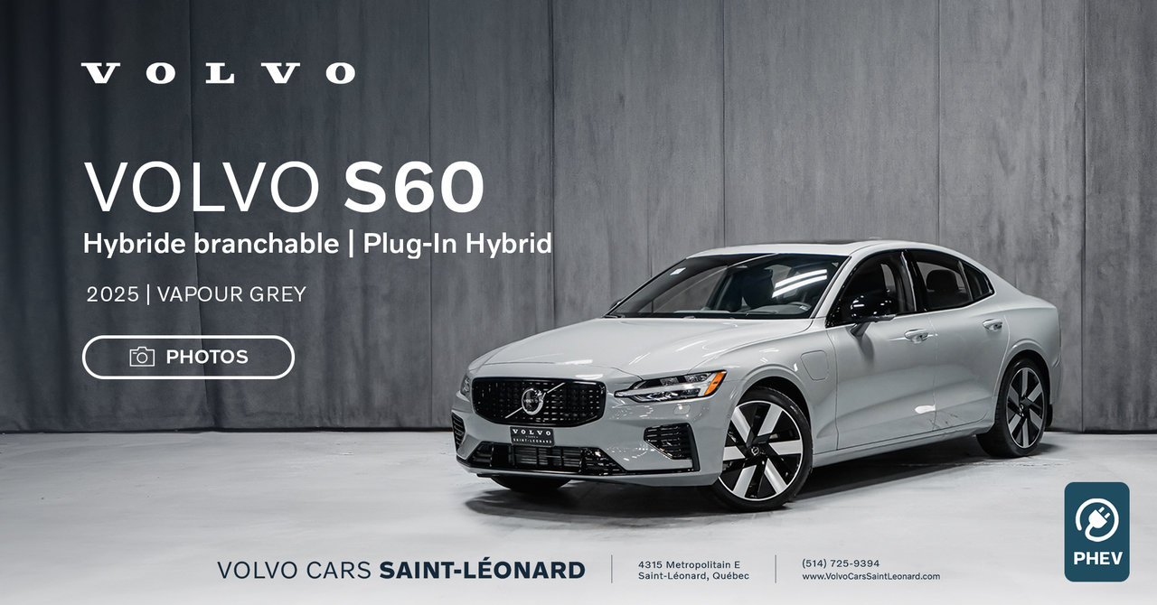 2025 Volvo S60 Plug-In Hybrid VAPOUR GREY METALLIC - Pictures