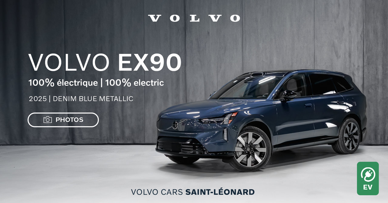 Volvo EX90 2025 - Denim Blue - Photos