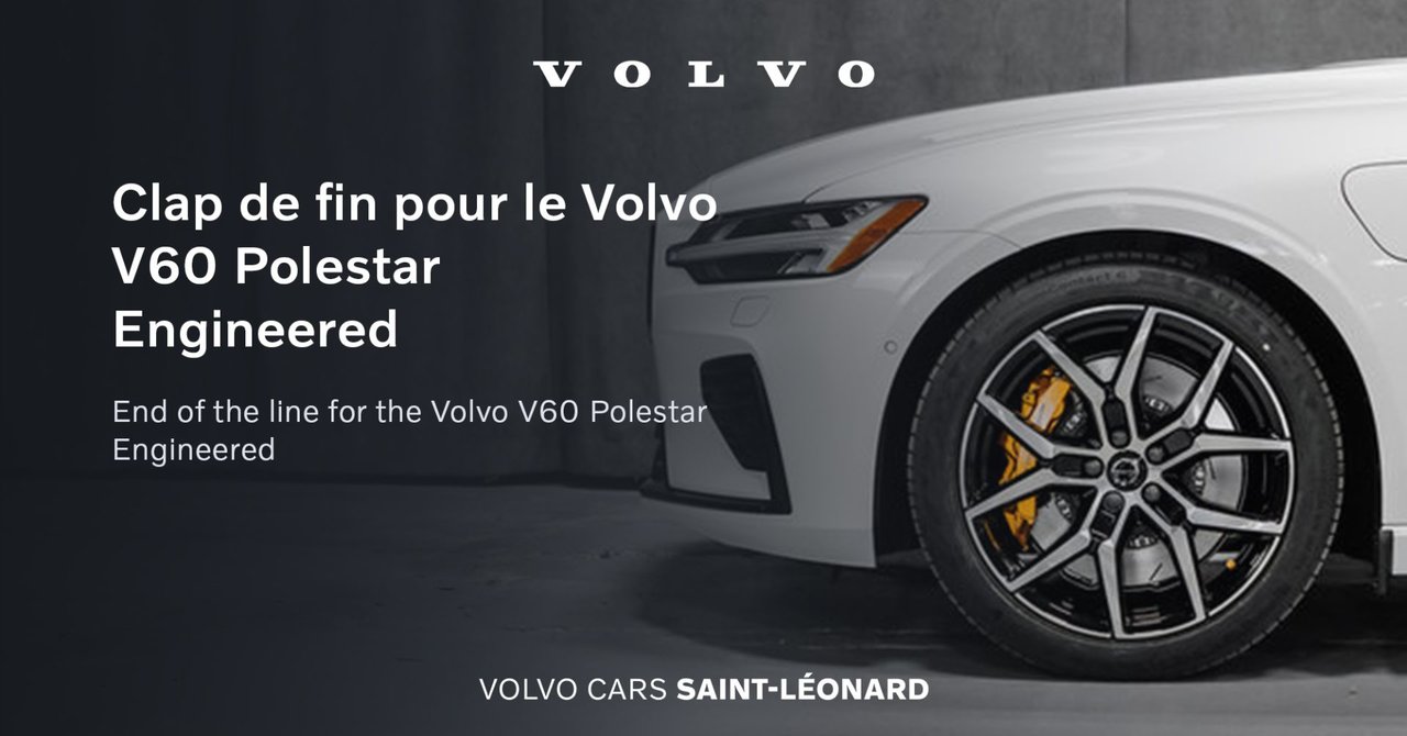 End of the line for the Volvo V60 Polestar Engineered