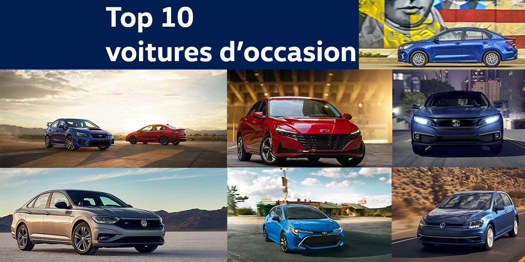 Top 10 des voitures d’occasion rapport qualité-prix