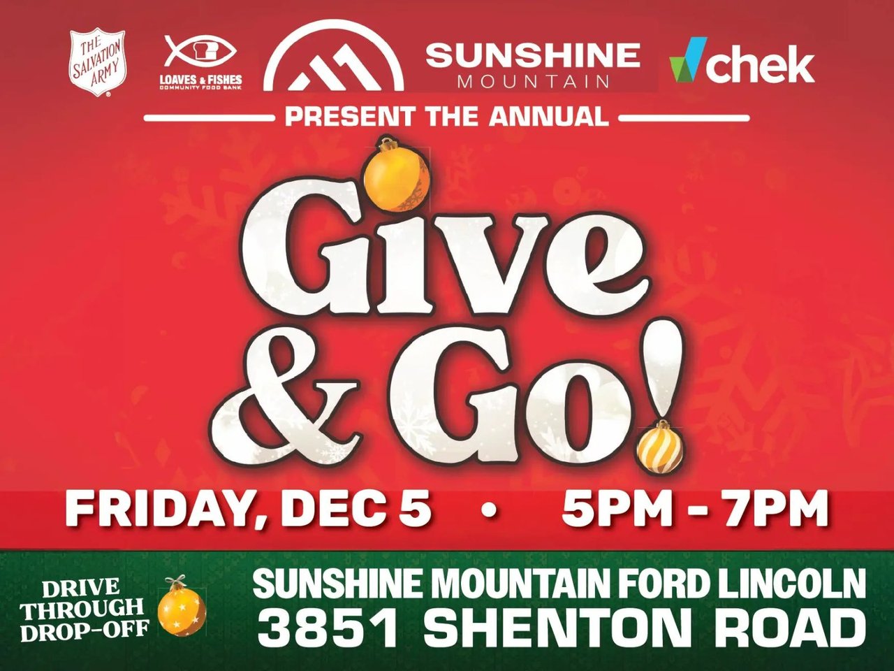2025 Give & Go Drive Thru Fundraiser in Nanaimo