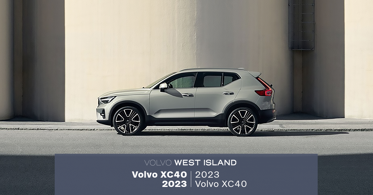 The New 2023 Volvo XC40 SUV