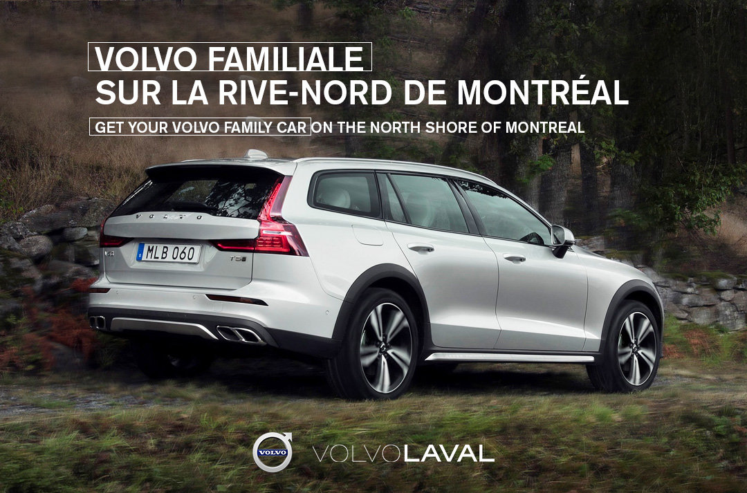 Volvo familiale sur la Rive-Nord de Montréal