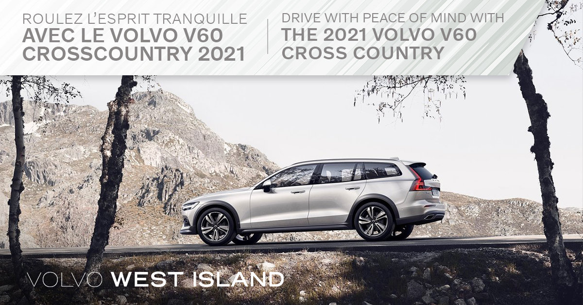 Drive with peace of mind: 2021 Volvo V60 Cross Country