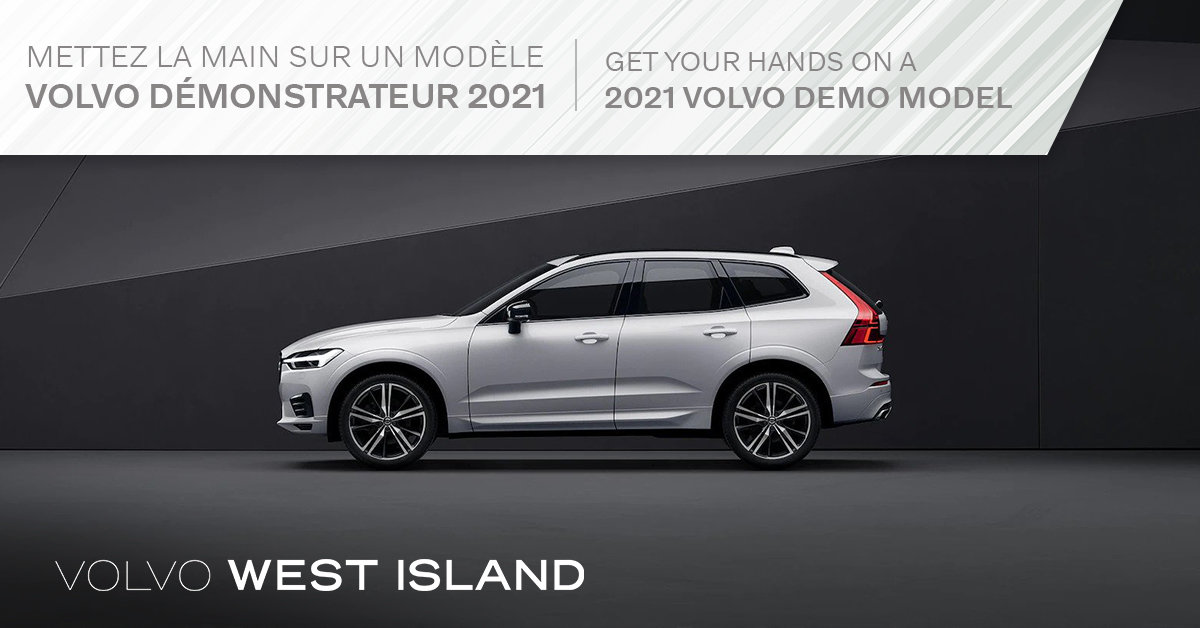 Saisissez l'opportunité : Modèles démonstrateurs Volvo 2021 disponibles maintenant