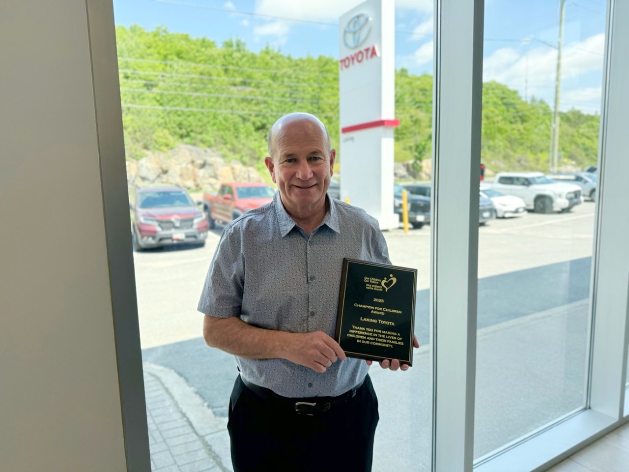Laking Toyota Honoured with 2025 “Champions for Children” Award