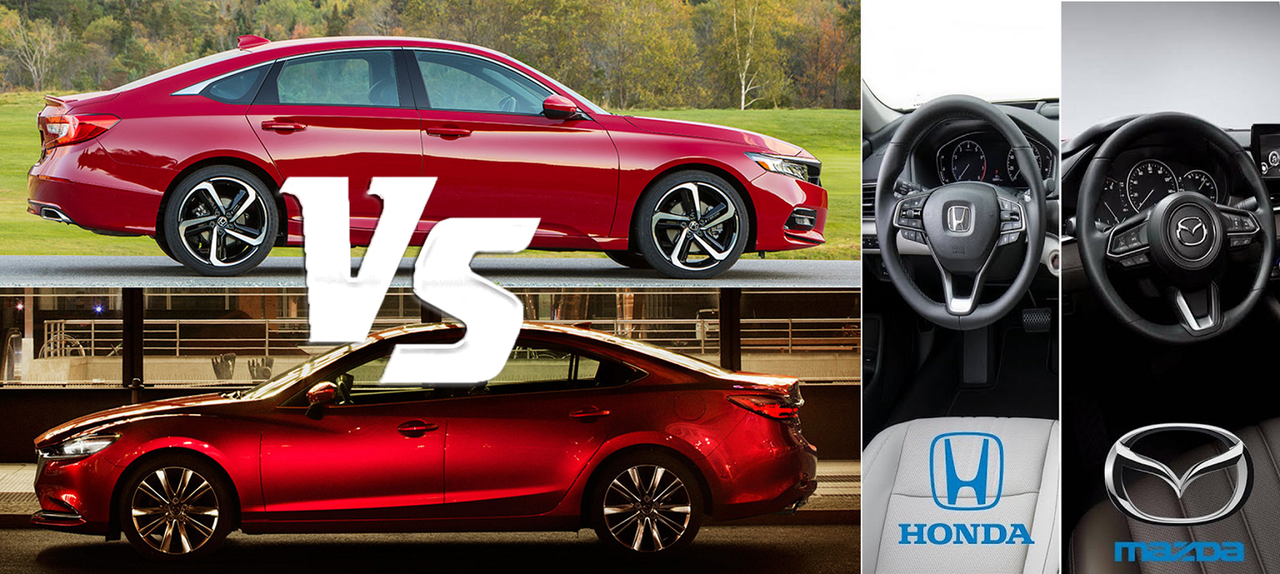 2019 Honda Accord vs 2019 Mazda 6