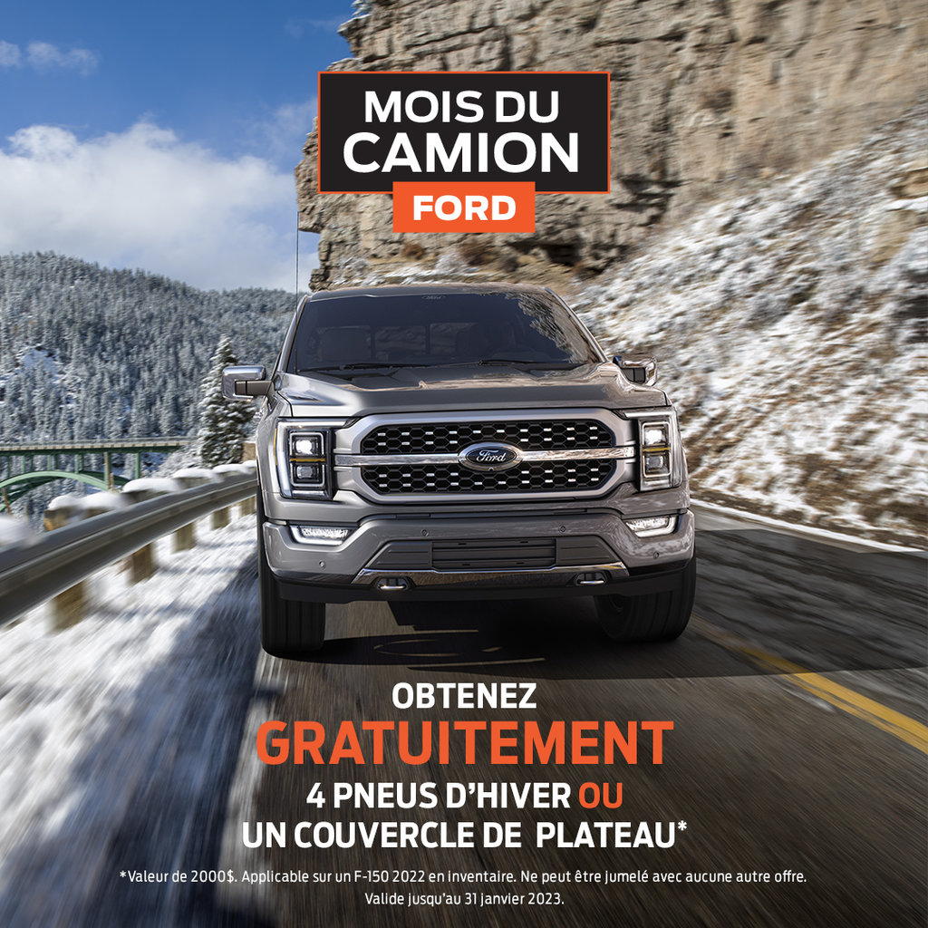 C’est le mois du camion chez Ford Ile Perrot!