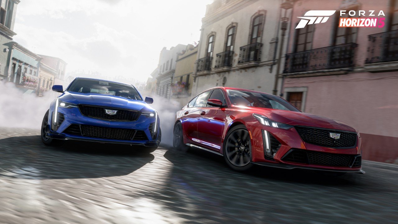 Les berlines Cadillac CT4-V Blackwing et CT5-V Blackwing font leurs débuts dans ‘Forza Horizon 5’