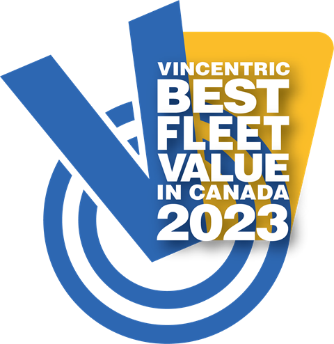 Toyota Receives Four 2023 Vincentric Best Fleet Value in Canada Awards™