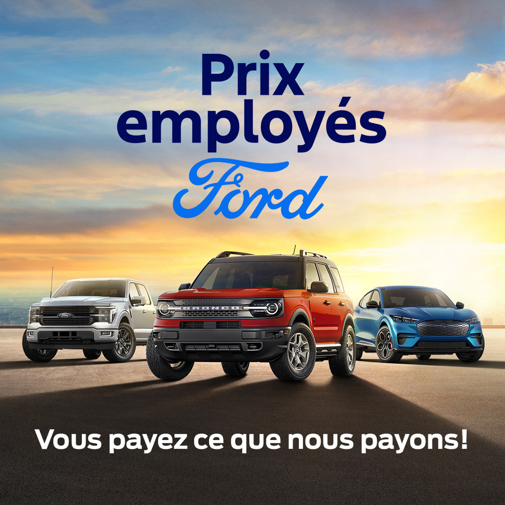L'événement Prix Employé est en cours chez Ford Île-Perrot!