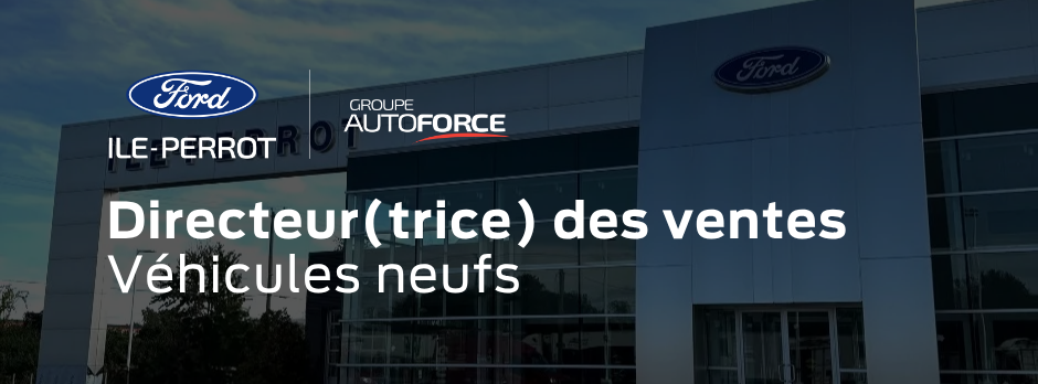 Directeur(trice) des ventes - Véhicules neufs