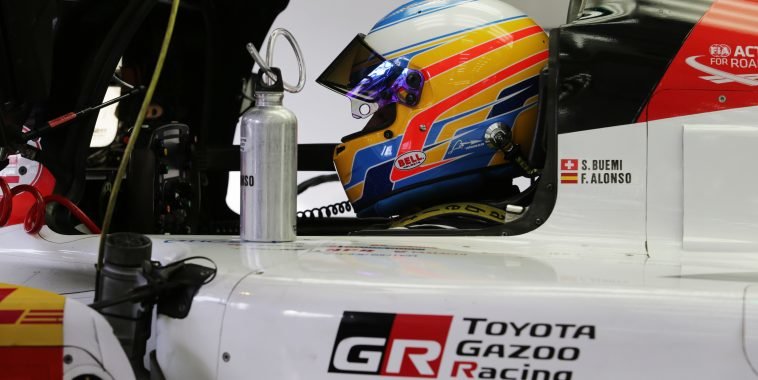 Fernando Alonso in the Toyota Gazoo team for 2018-2019