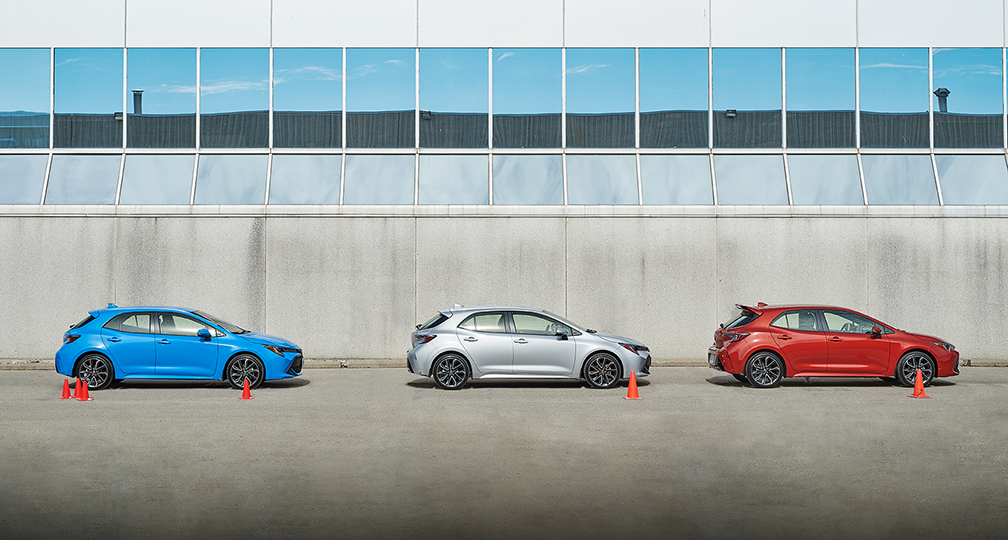 La Corolla Hatchback reste fidèle à la transmission manuelle