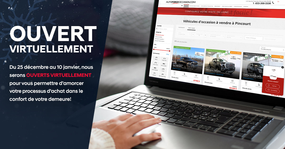 Ouvert virtuellement !