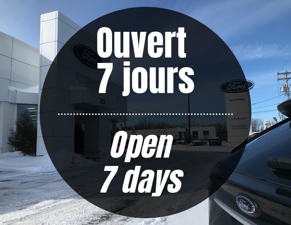 OPEN 7 days a week