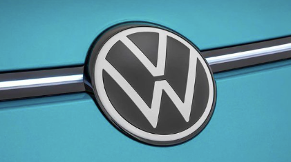 Volkswagen presents its new logo in Frankfurt