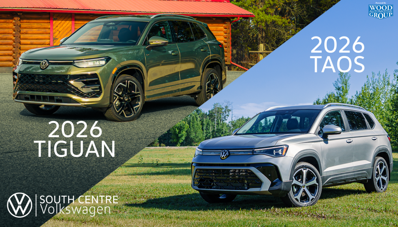 2026 Volkswagen Tiguan vs. Taos: Which SUV Is Right for You?