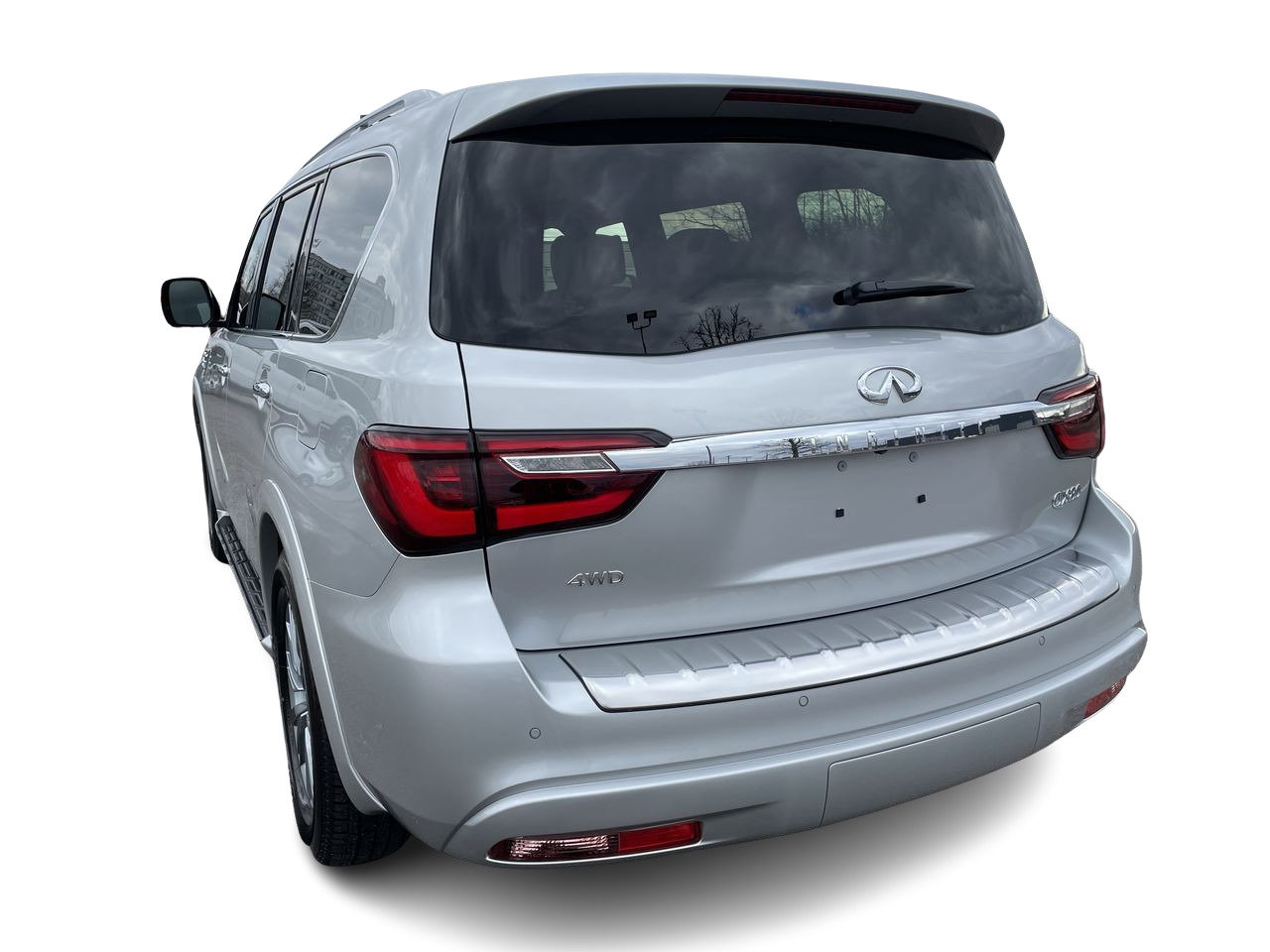 Used 2022 Liquid Platinum Met INFINITI 7-PASS LUXE image 8