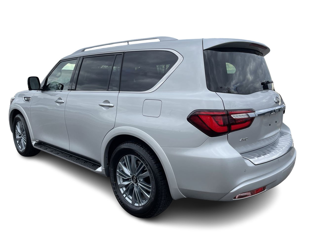 Used 2022 Liquid Platinum Met INFINITI 7-PASS LUXE image 7