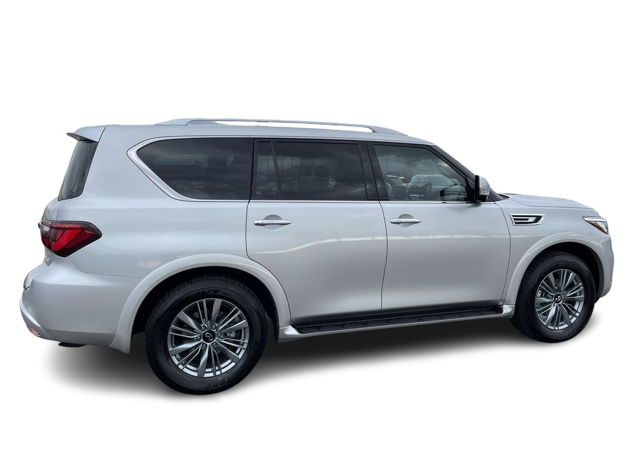 Used 2022 Liquid Platinum Met INFINITI 7-PASS LUXE image 12