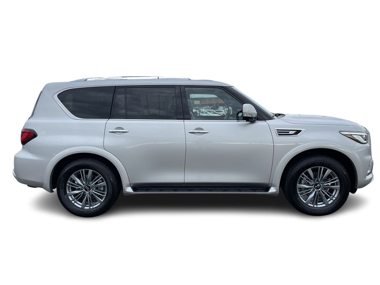 Used 2022 Liquid Platinum Met INFINITI 7-PASS LUXE image 13