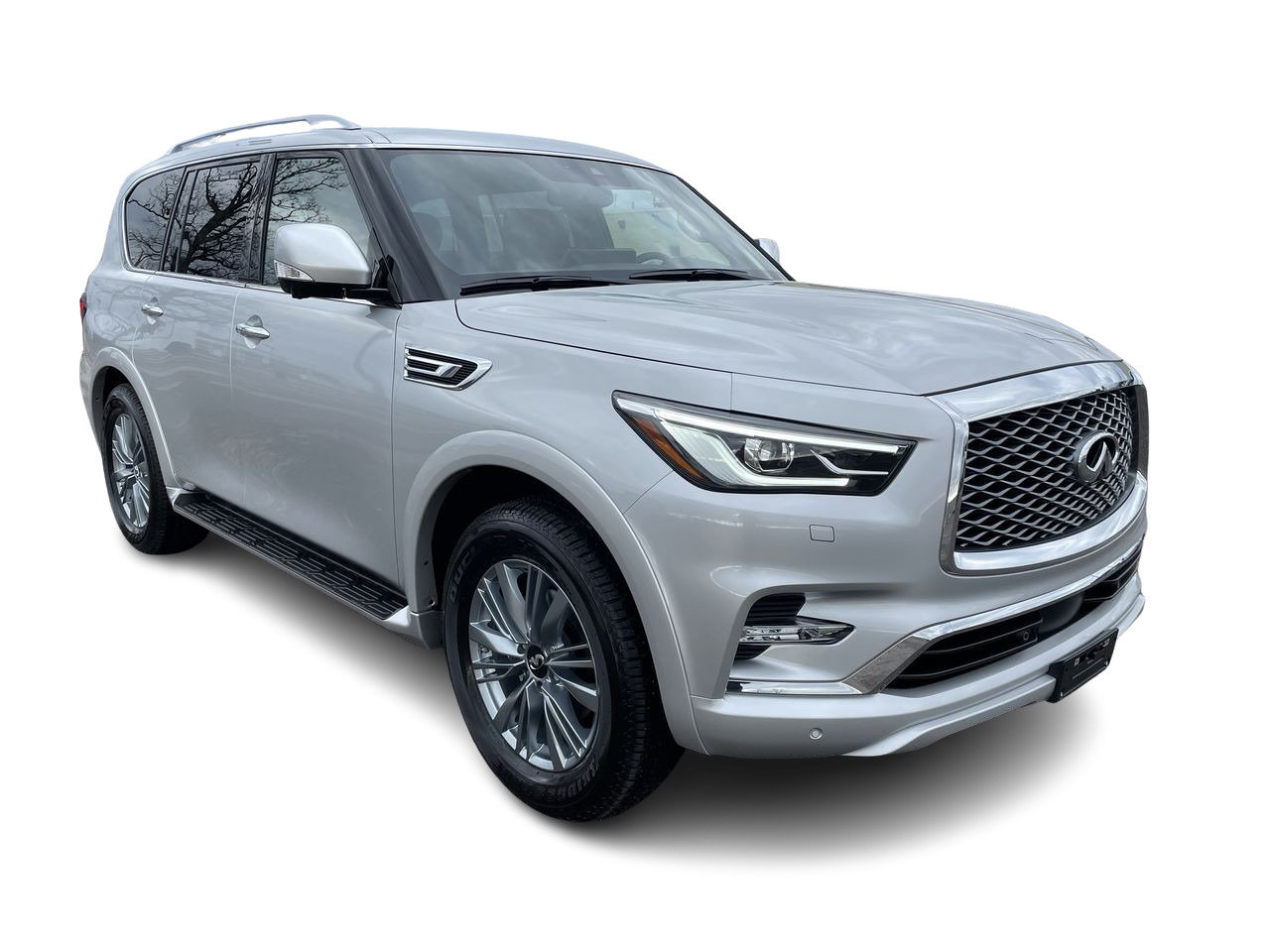 Used 2022 Liquid Platinum Met INFINITI 7-PASS LUXE image 15
