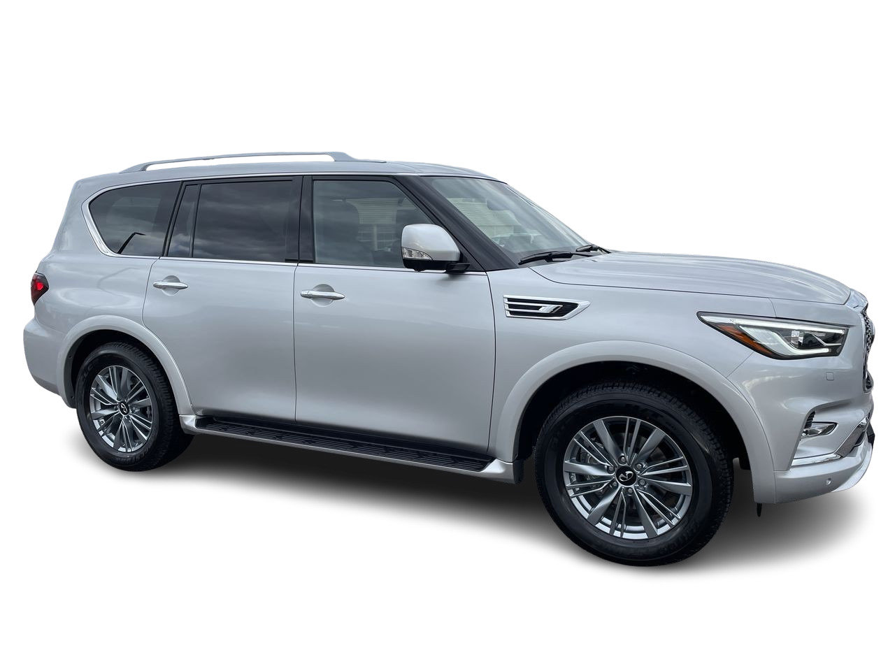 Used 2022 Liquid Platinum Met INFINITI 7-PASS LUXE image 14