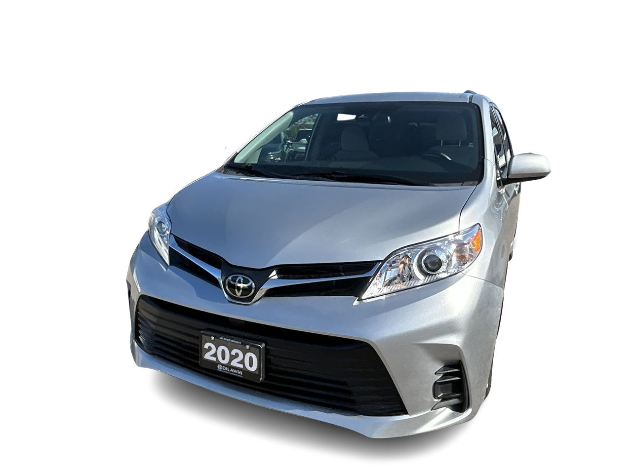 Used 2020 Celestial Silver MET Toyota LE 8-Pass V6 image 2