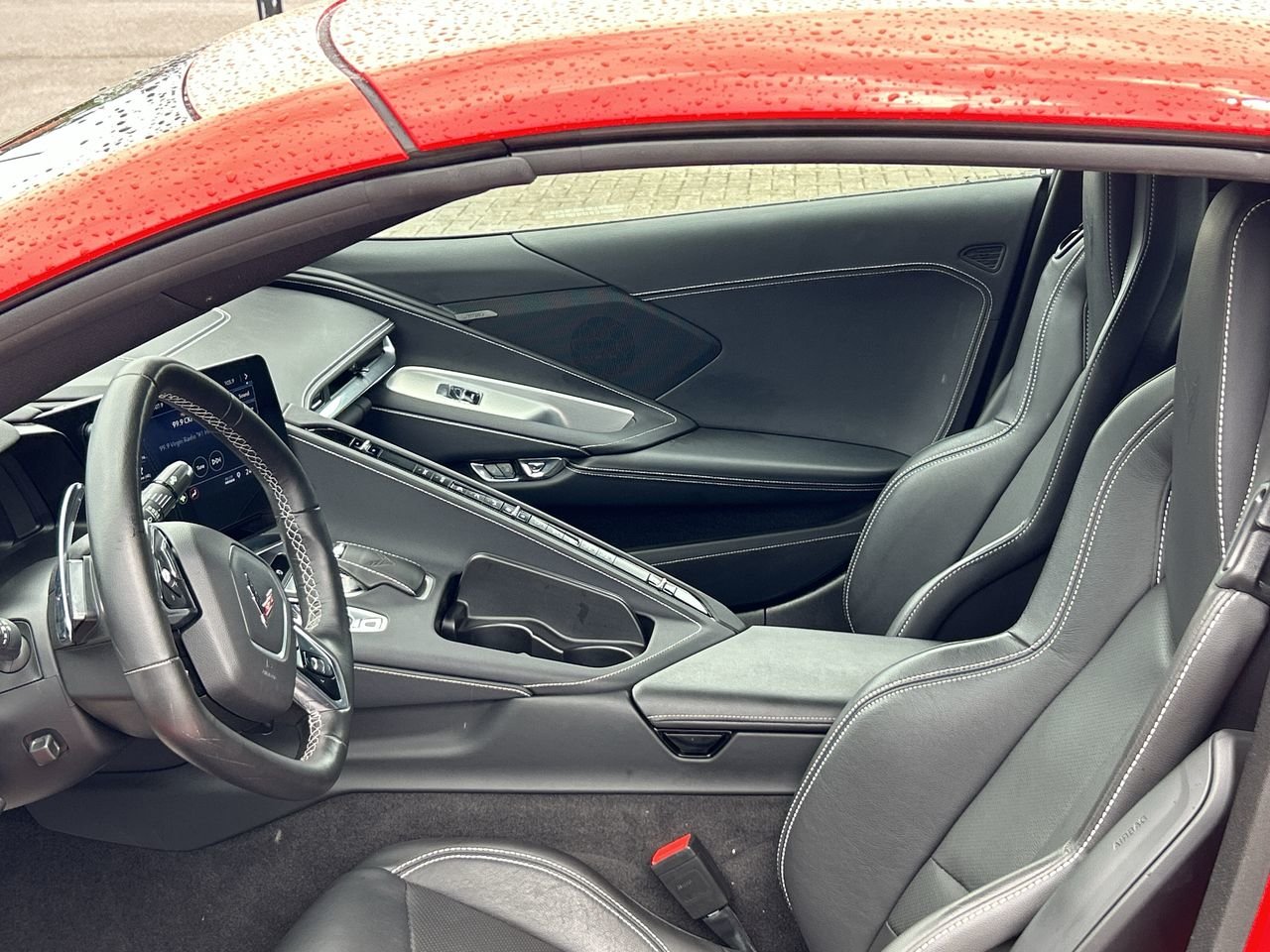 Used 2020 Torch Red Chevrolet Convertible Stingray 1LT image 19