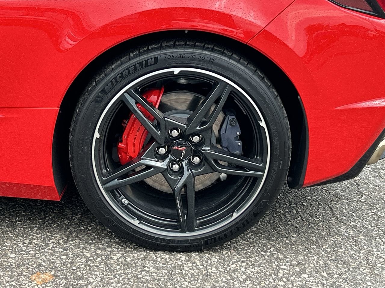 Used 2020 Torch Red Chevrolet Convertible Stingray 1LT image 18