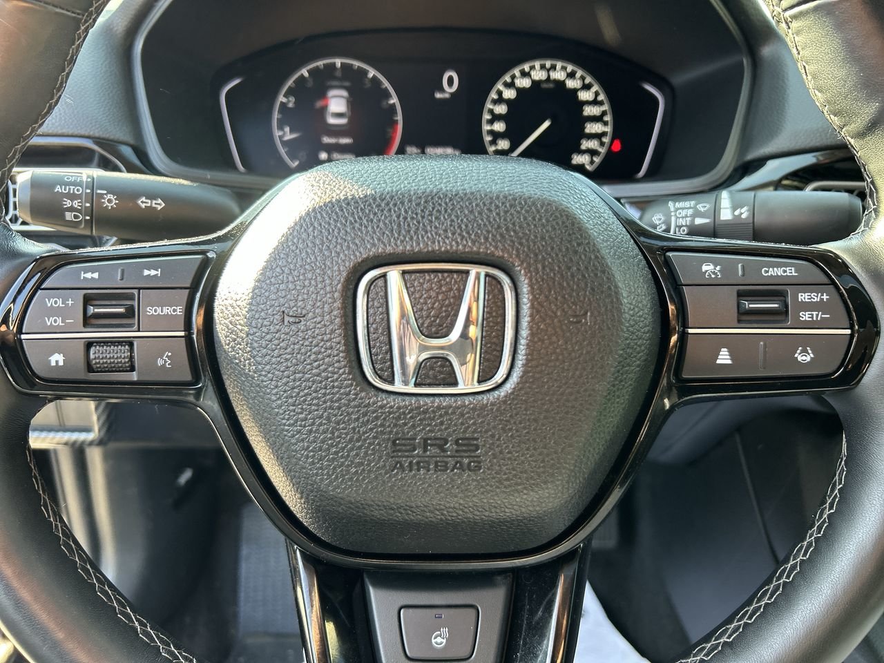 Used 2022 black Honda Sedan EX CVT image 22