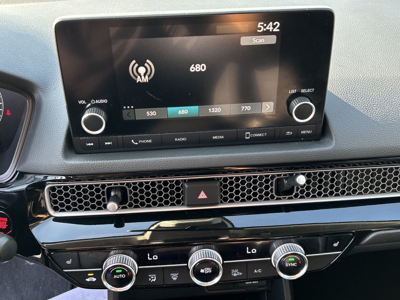 Used 2022 black Honda Sedan EX CVT image 28