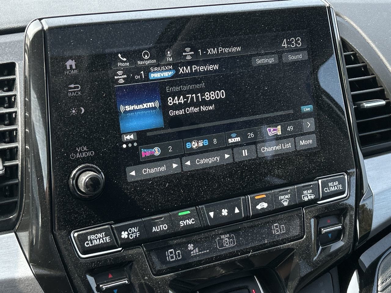 Used 2022 Lunar Silver Met Honda EX-L Navi image 24