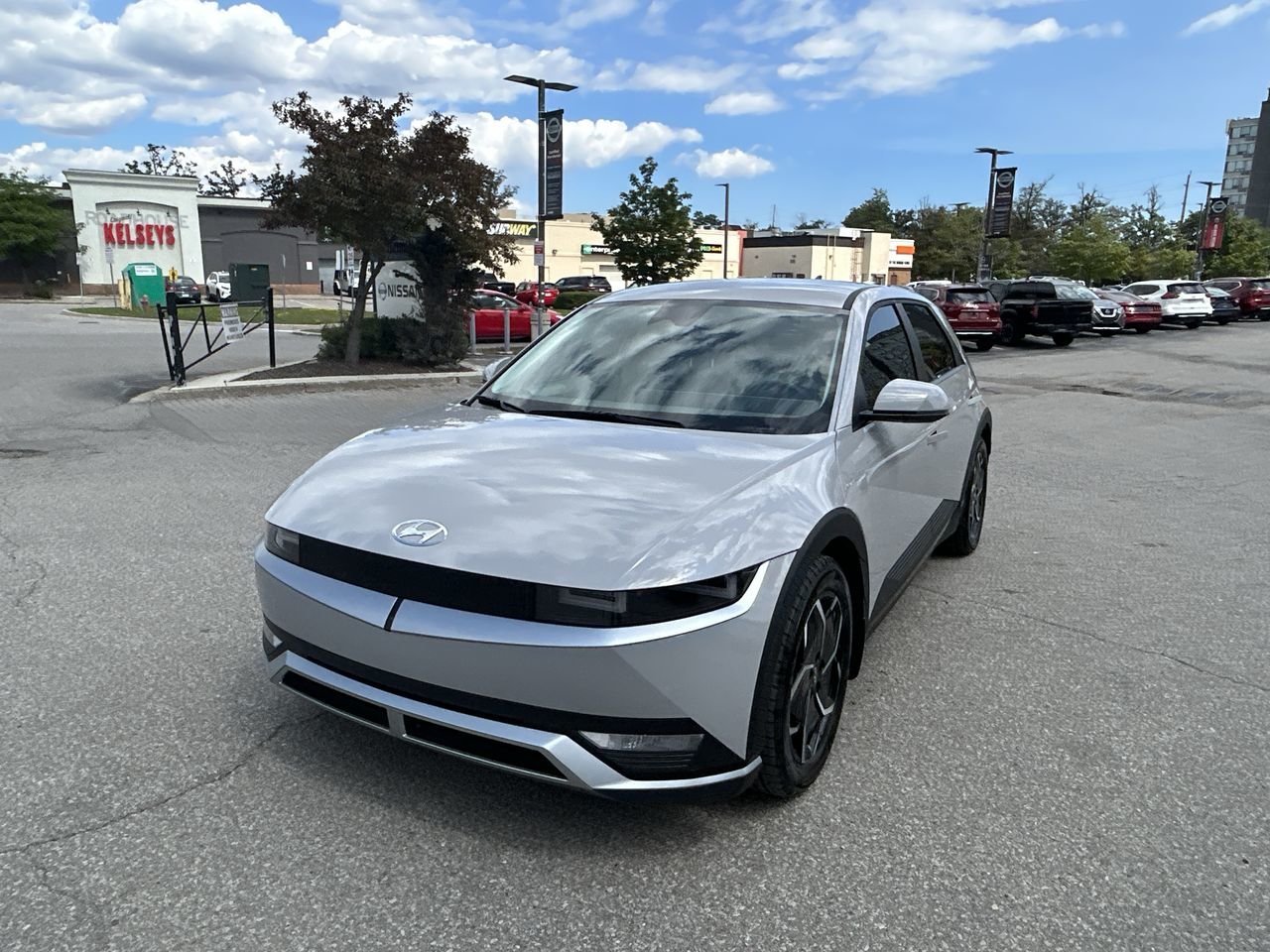 Used 2022 Cyber Grey Met Hyundai Preferred Long Range RWD image 2