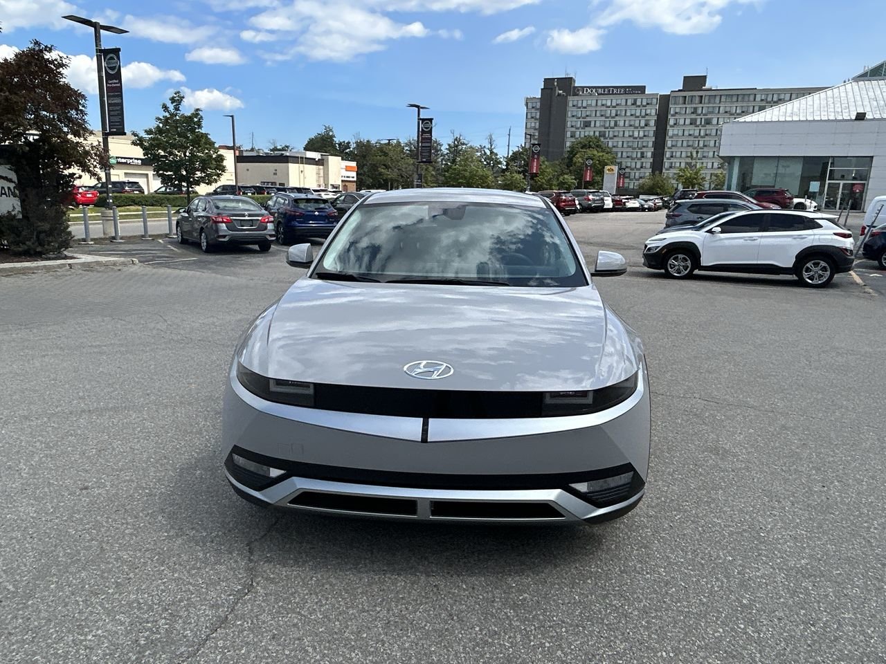 Used 2022 Cyber Grey Met Hyundai Preferred Long Range RWD image 17