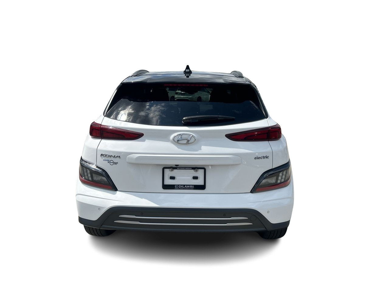 Used 2022 Atlas White/Phantom Black Hyundai Preferred Two-Tone image 9